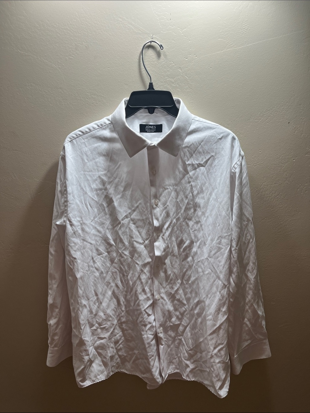 Jones New York White Men's Classic Dress Shirt